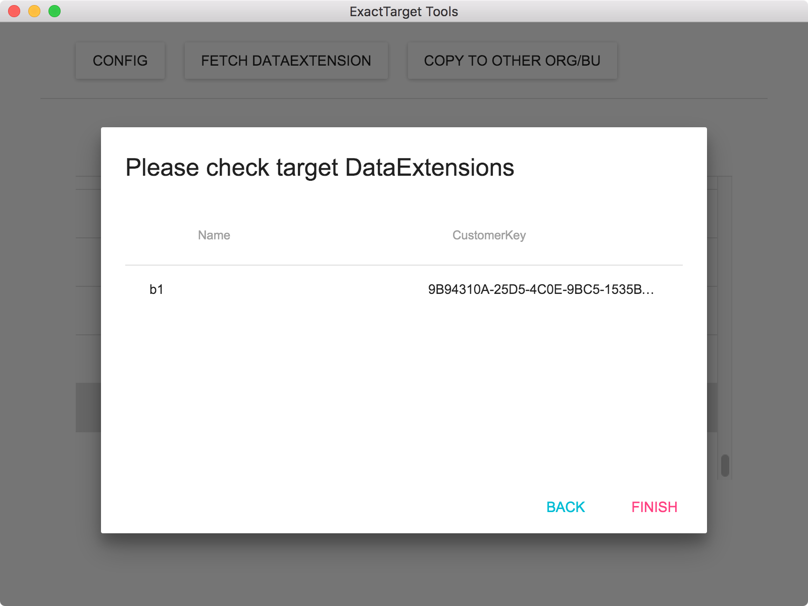 Check Target DataExtensions