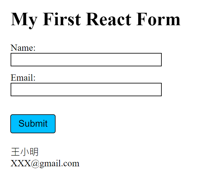 Index page about React Form