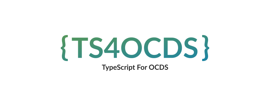 GitHub - uStudioCompany/ts4ocds: 🗃️ TypeScript Typization for OCDS