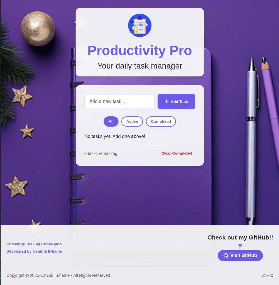 To-Do List Screenshot