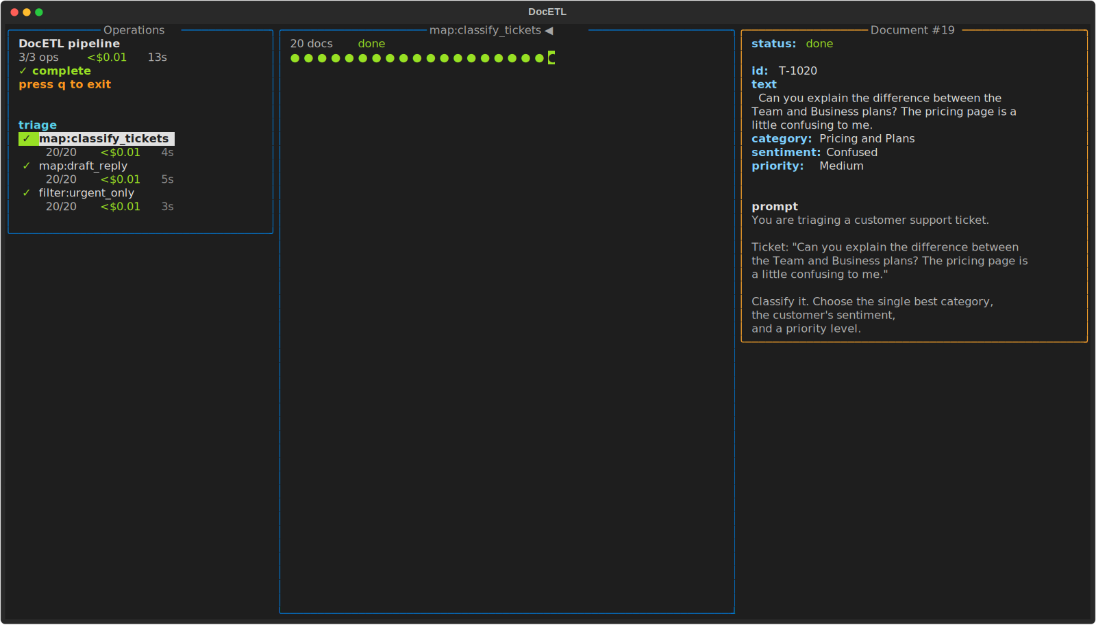 DocETL CLI