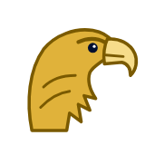 Golden eagle icon