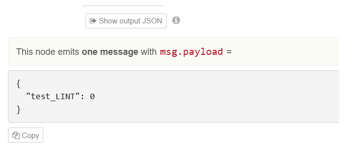 Show output JSON preview