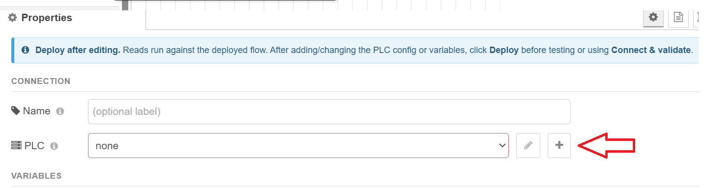 Adding a new PLC configuration