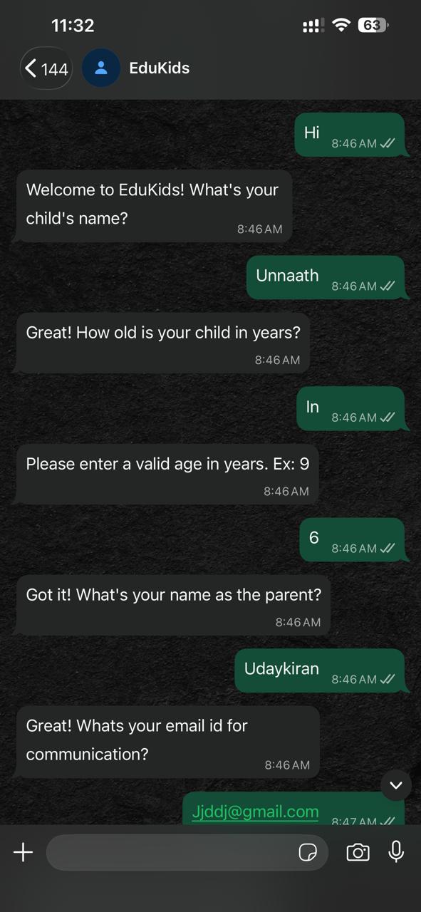 Daily vocabulary delivery in WhatsApp
