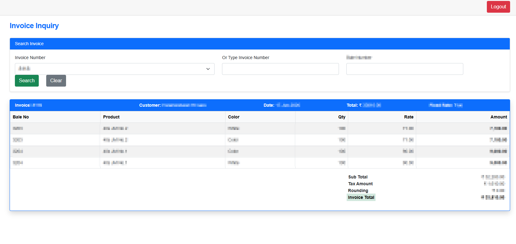 Chenetha ERP Web - Administration