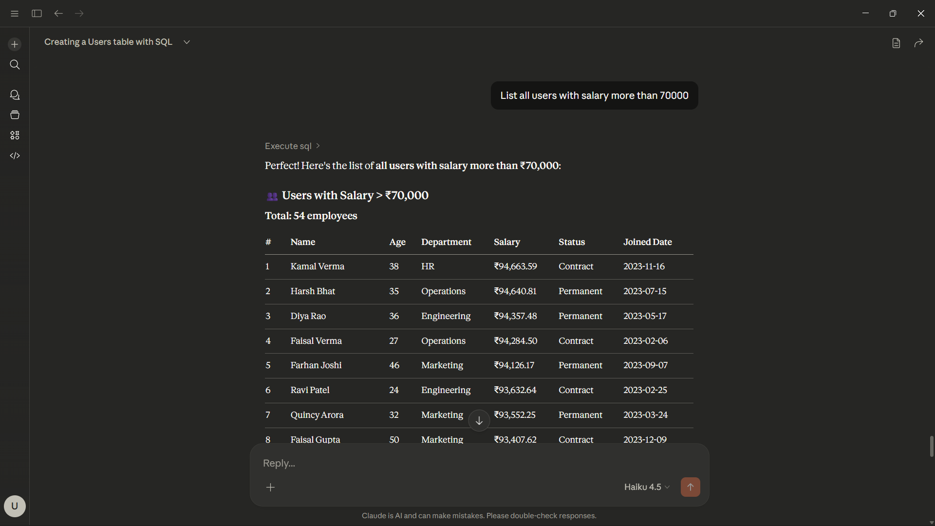 demo - Postgresql MCP by udaykumar-dhokia