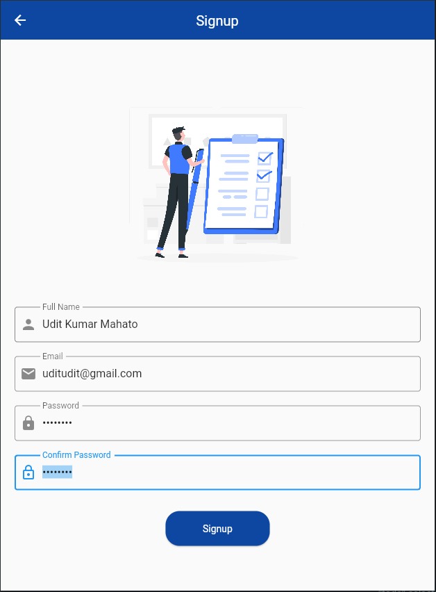 Sign-up Page