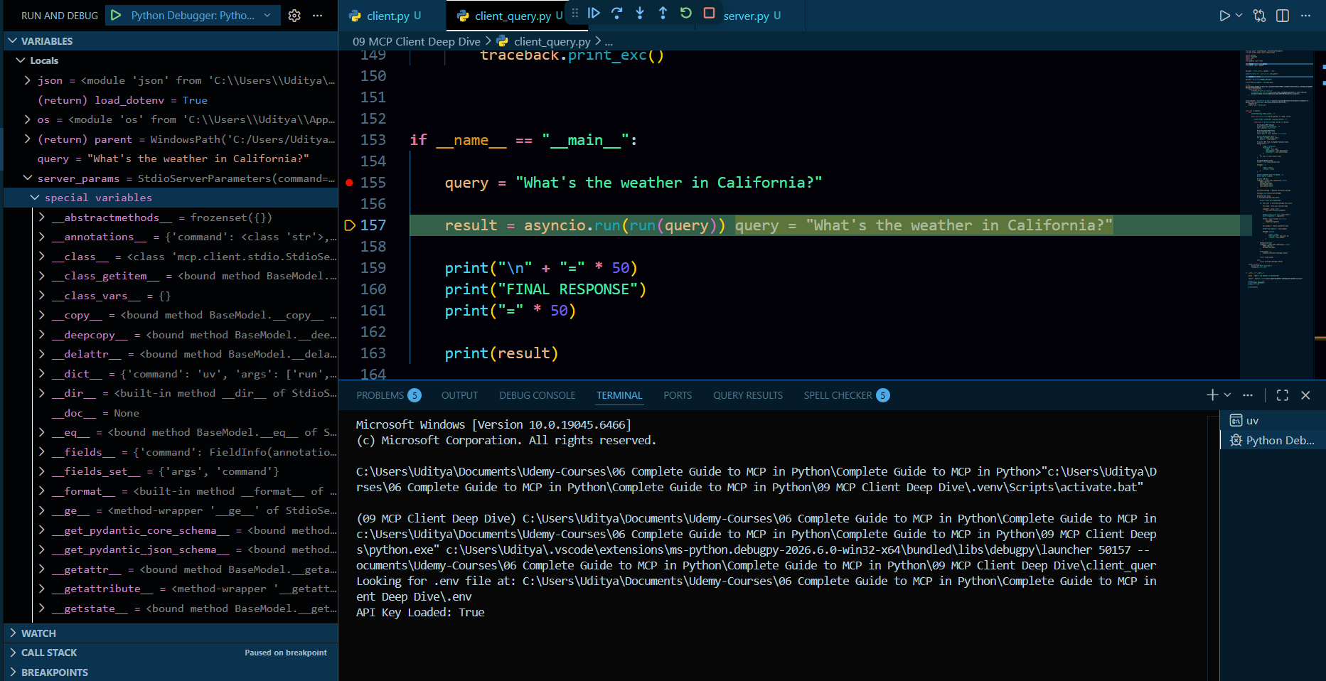 Python Client Tool Discovery