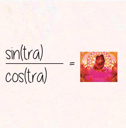 sin(tra) / cos(tra) = tantra