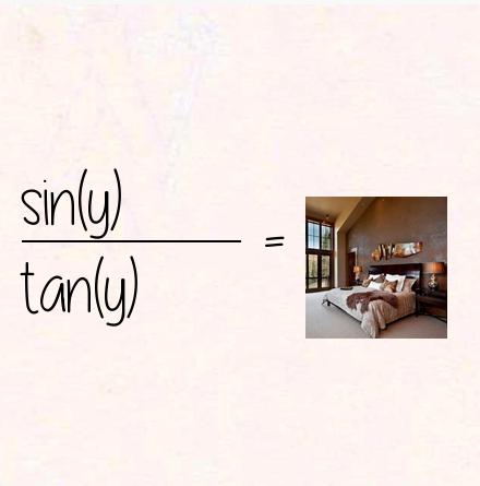 sin(y) / tan(y) = cosy