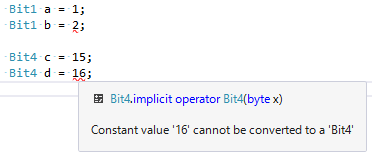 N-bit integers