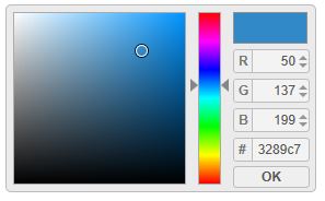 colpick rgbhex layout