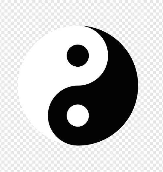 Figura 1: Os pap&eacute;is do Agressor e do Defensor s&atilde;o fluidos e complementares, assim como o Yin e o Yang no Tei-gi.