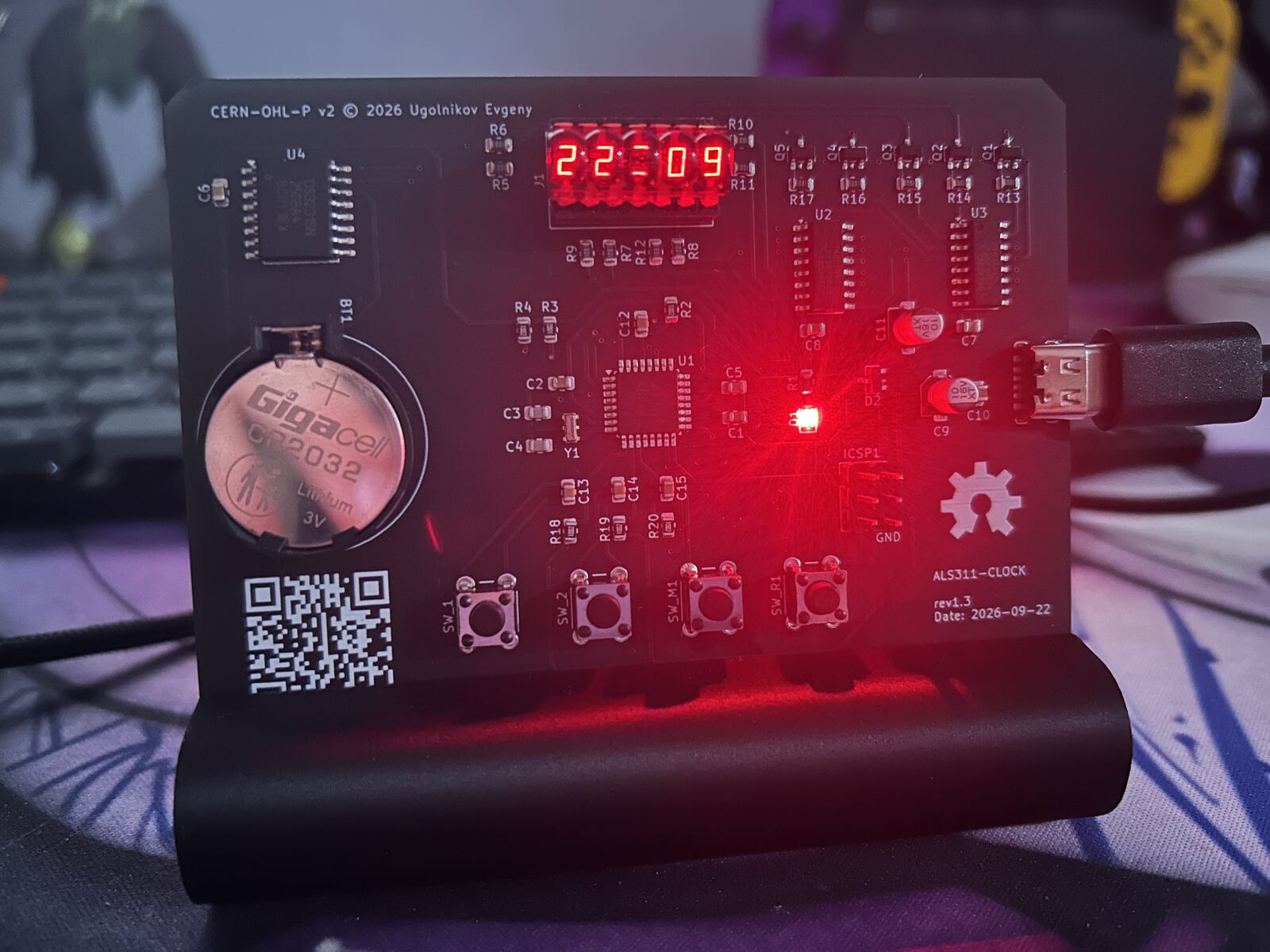 Als311-clock, from the project README