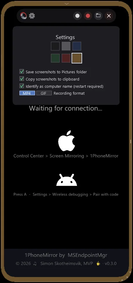 1PhoneMirror screenshot 3 of 4