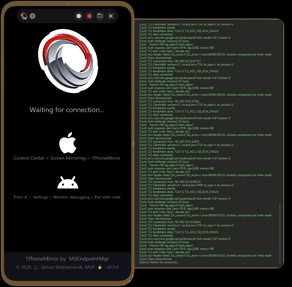 1PhoneMirror screenshot 4 of 4