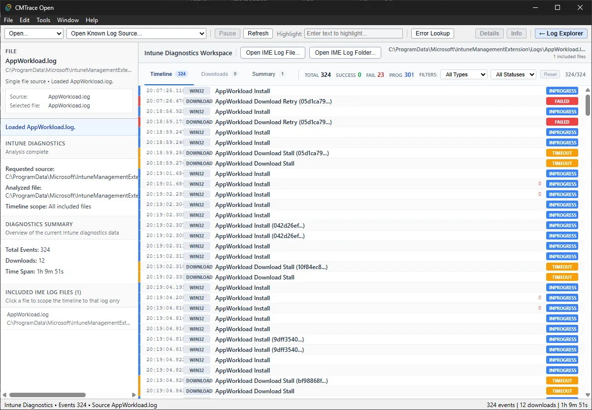 CMTrace Open screenshot 2 of 2