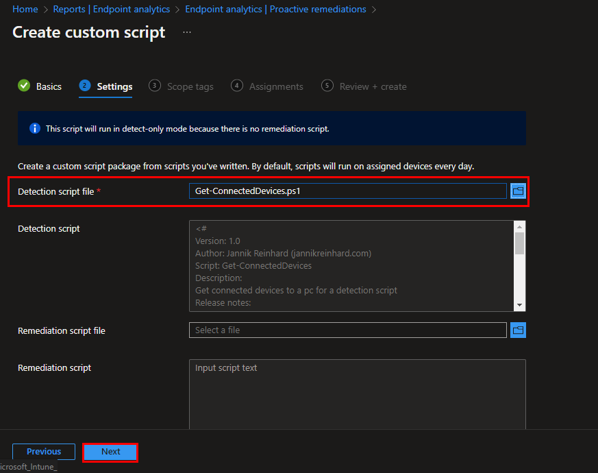 Endpoint Analytics Remediation Scripts screenshot 4