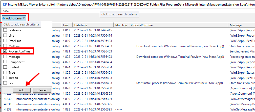 Get-IntuneManagementExtensionDiagnostics screenshot 4