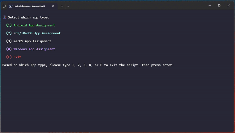 IntuneAppAssigner screenshot 3