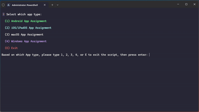 IntuneAppAssigner screenshot 4