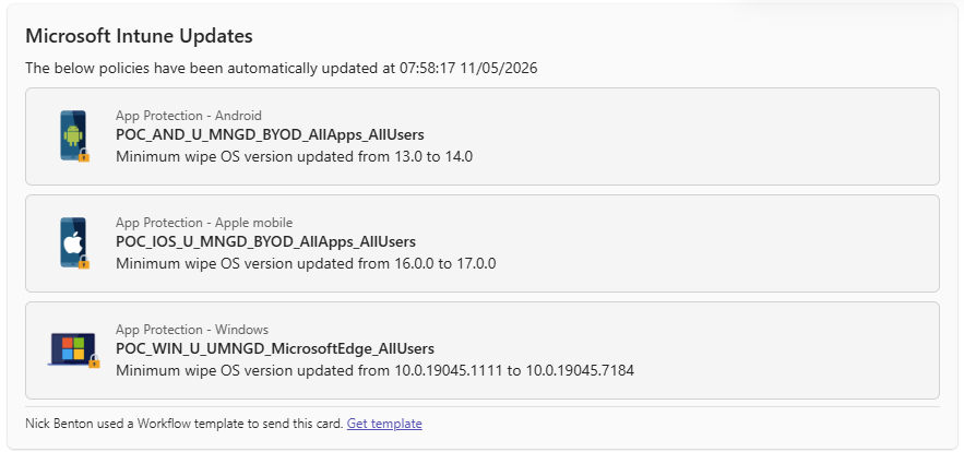 IntuneOSCompliance screenshot 2 of 5