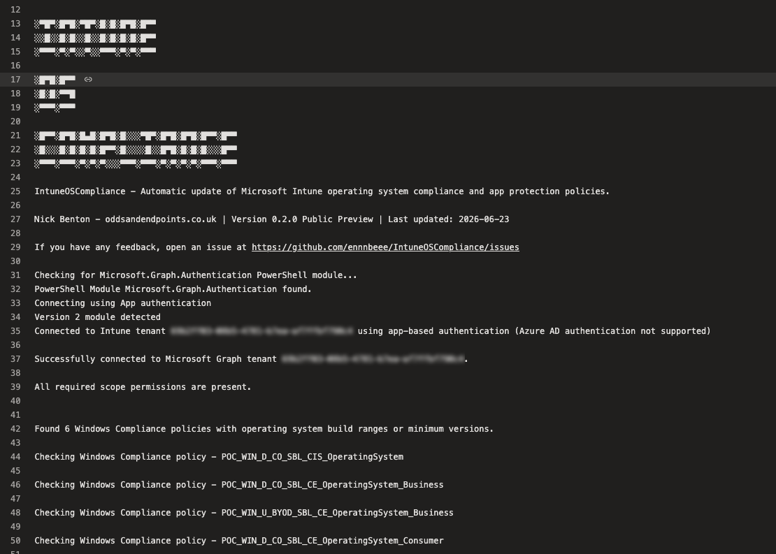 IntuneOSCompliance screenshot 5 of 5