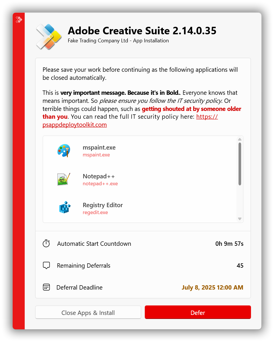 PSAppDeployToolkit screenshot 3