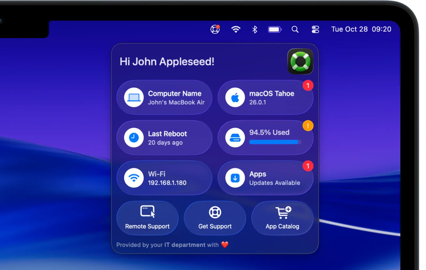 Support App screenshot 2 of 3