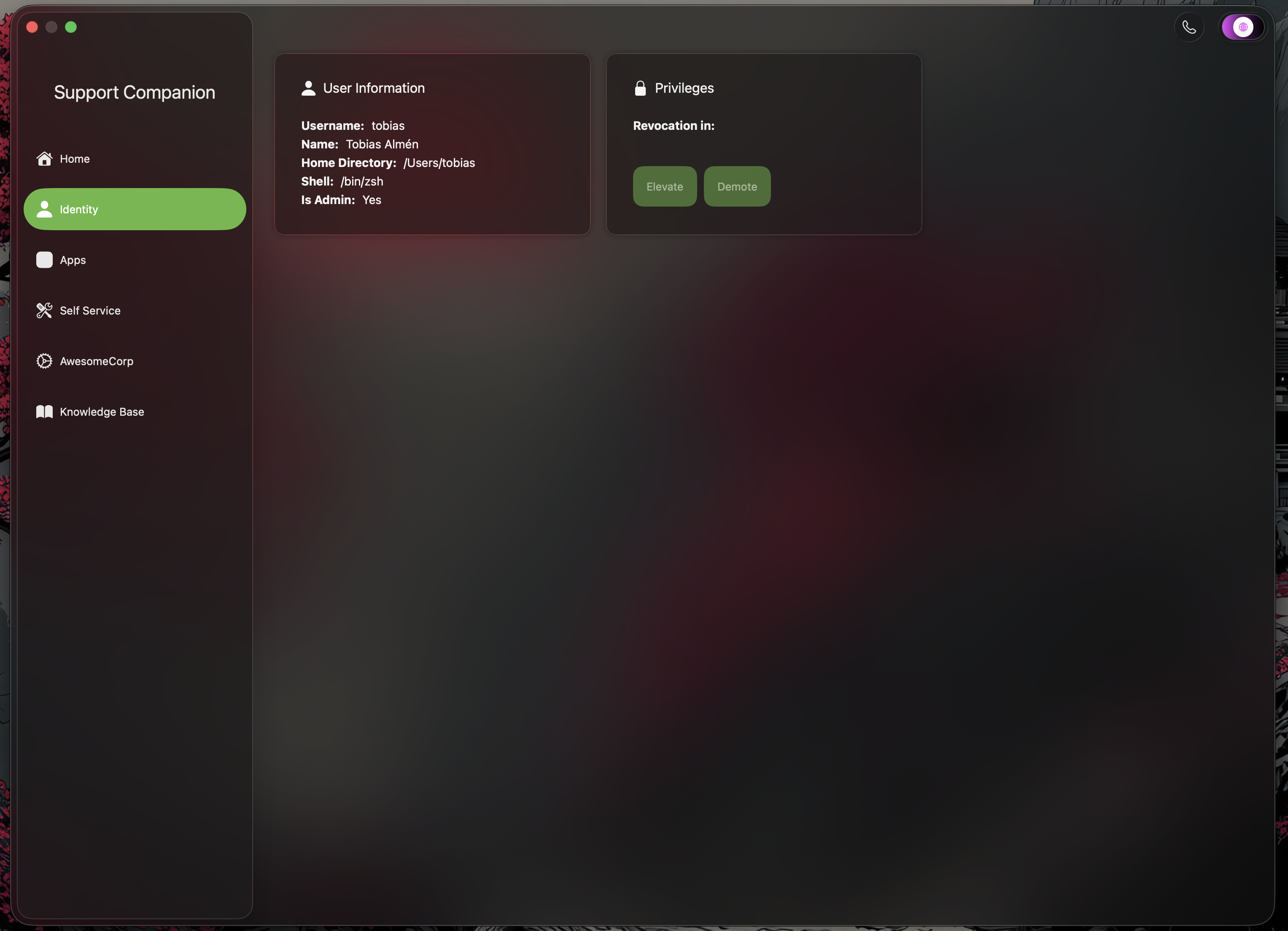 SupportCompanion screenshot 3