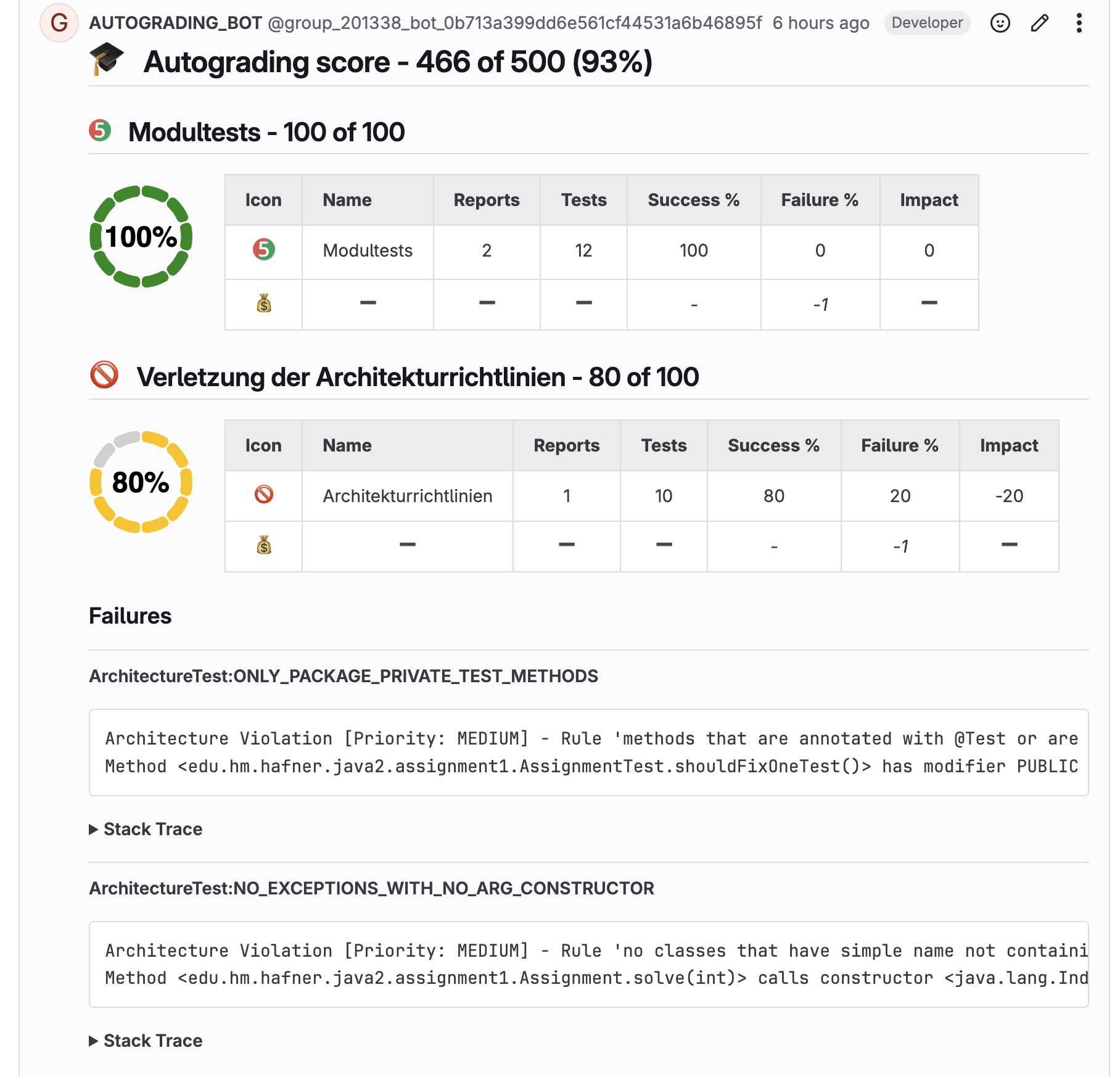 Pull request comment - part 1