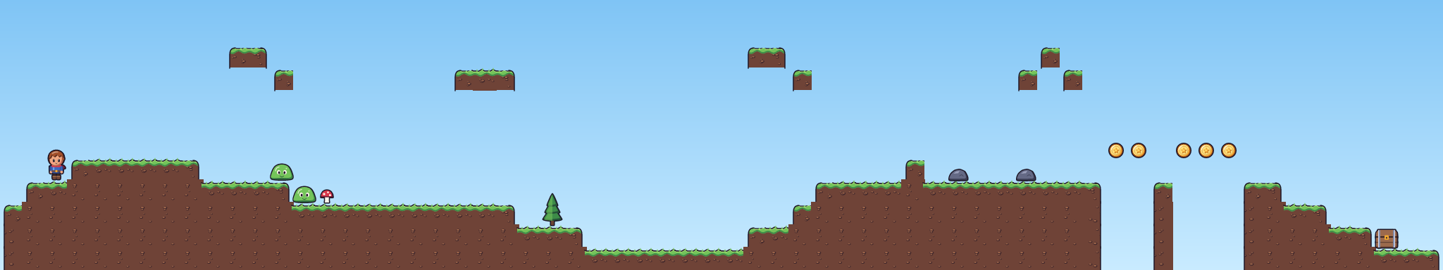 A generated level
