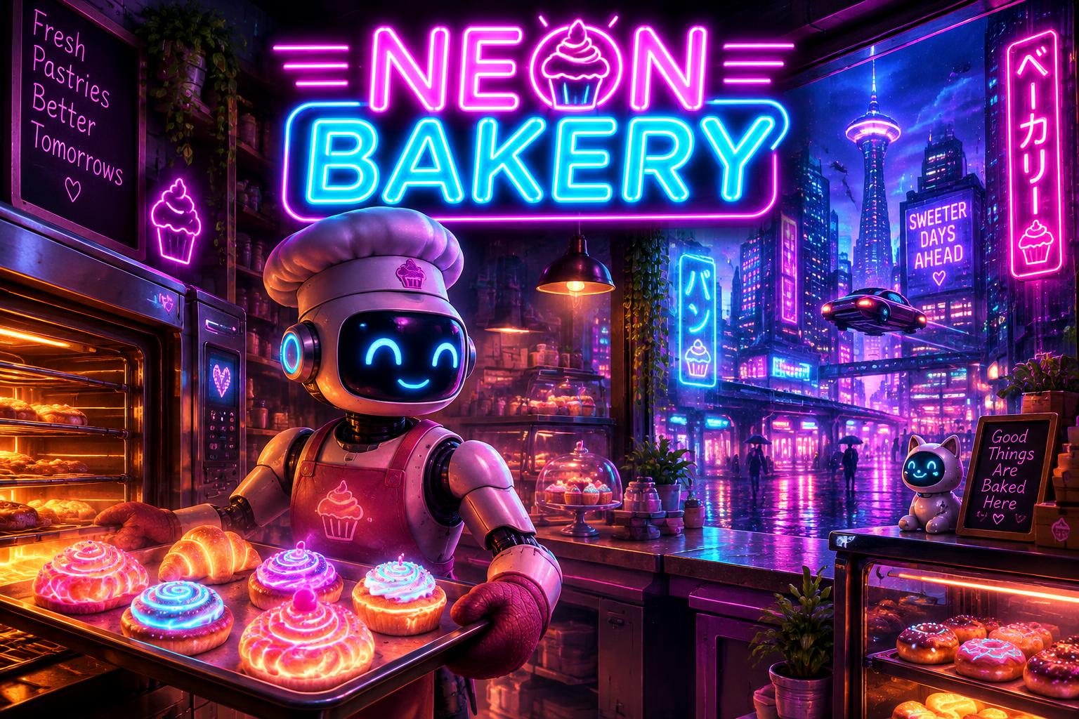 Neon Bakery