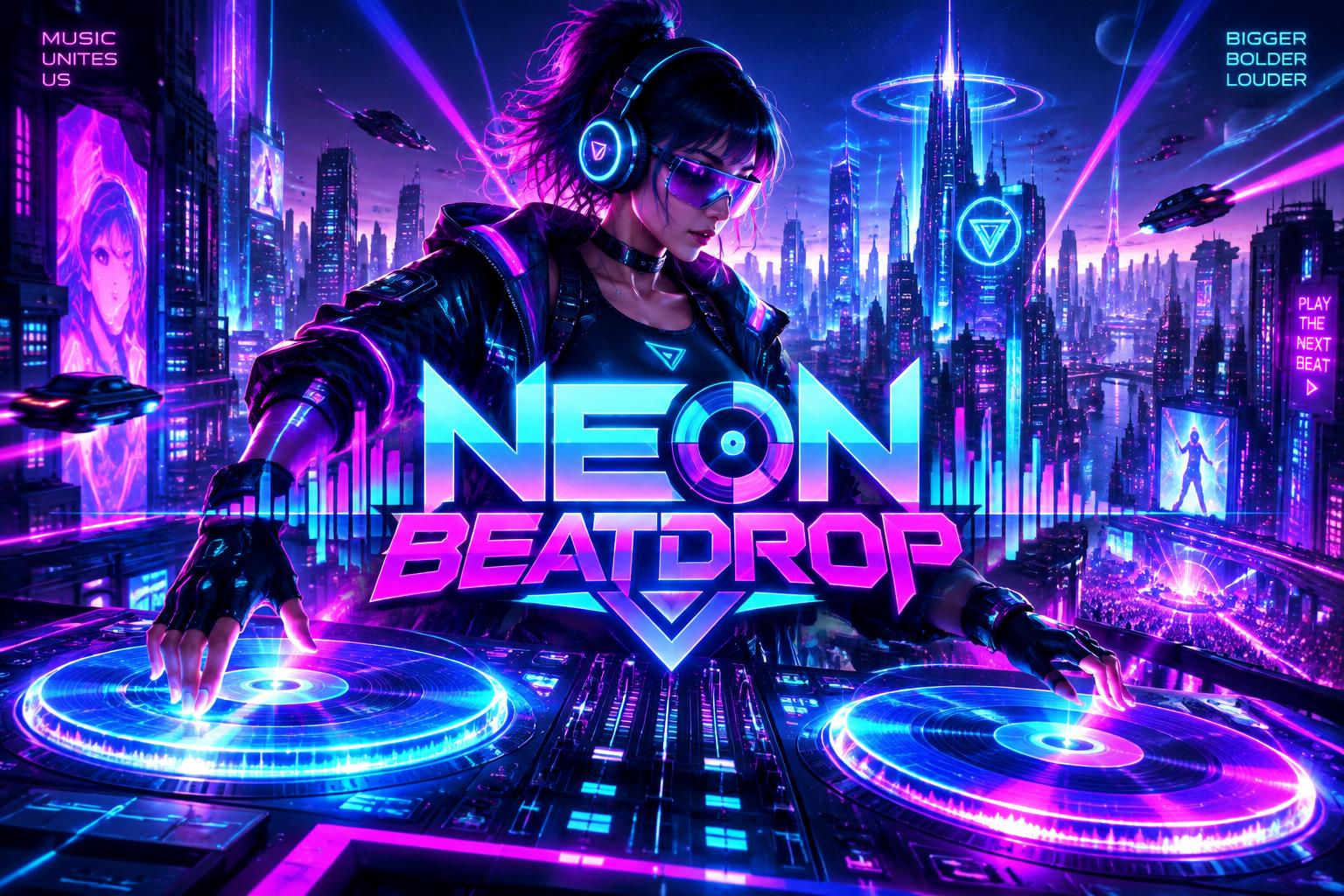 Neon Beatdrop