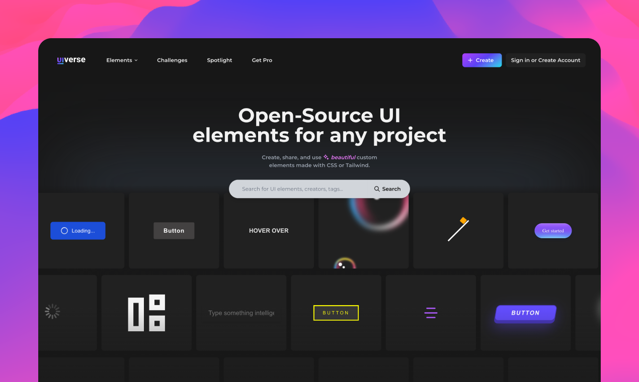 GitHub AryanAD uiverse The Largest Open Source UI Library Community 
