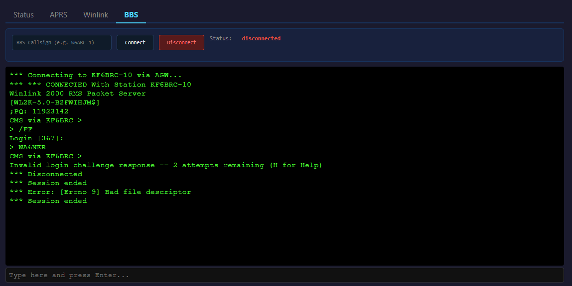 BBS Terminal