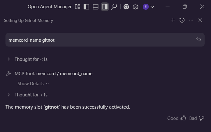 Anti-Gravity screenshot with memcord