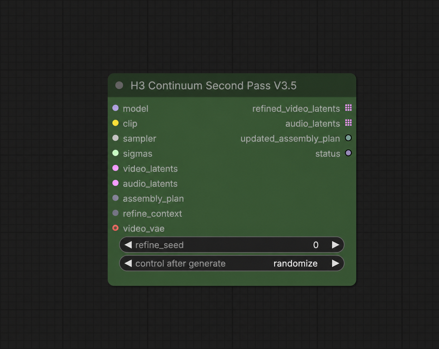 H3 Continuum Second Pass V3.5 node