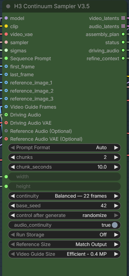 Sampler V3.5.1 with permanent Reference Audio sockets and aligned widgets