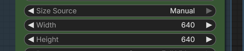 Manual Size Source with explicit Width and Height