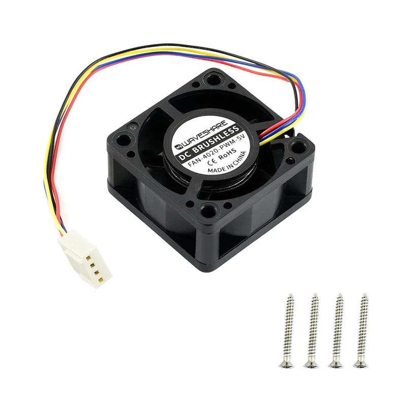 Nvidia Jetson Nano Cooling Fan PWN Speed Adjustable 5V Fan 40x40x20mm 4Pin Connector Fan for Jetson 