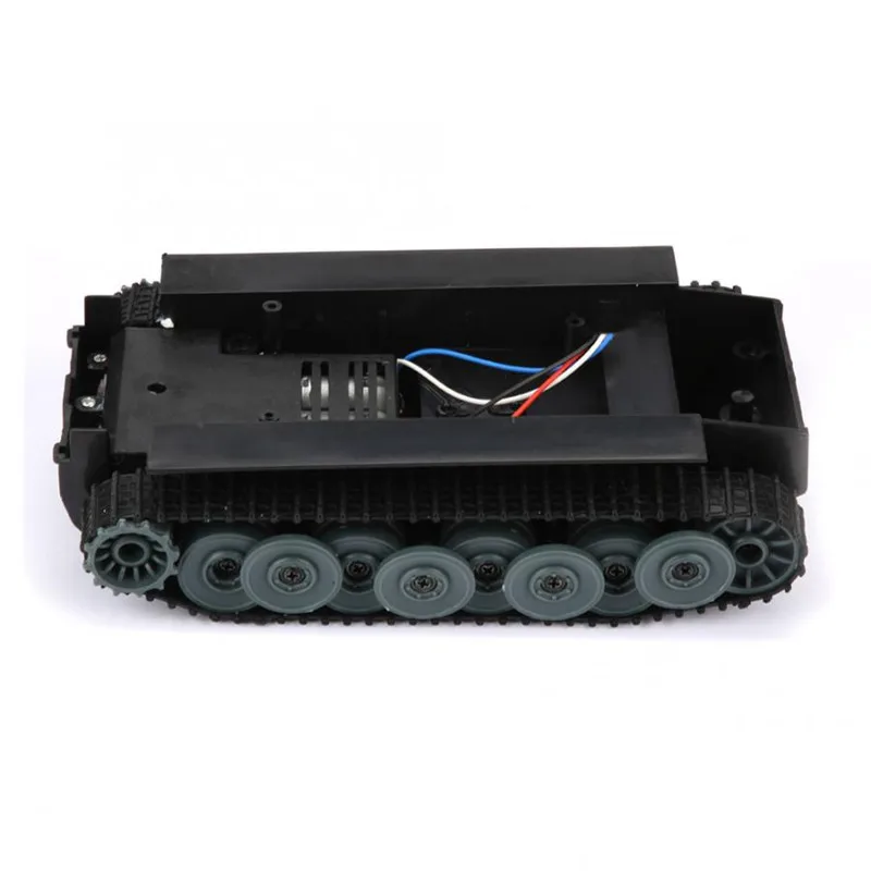 Tank Chassis 1:32 Smart Robot Acrylic Chassis Tank Truck With Rubber Crawler for Arduino Board for D