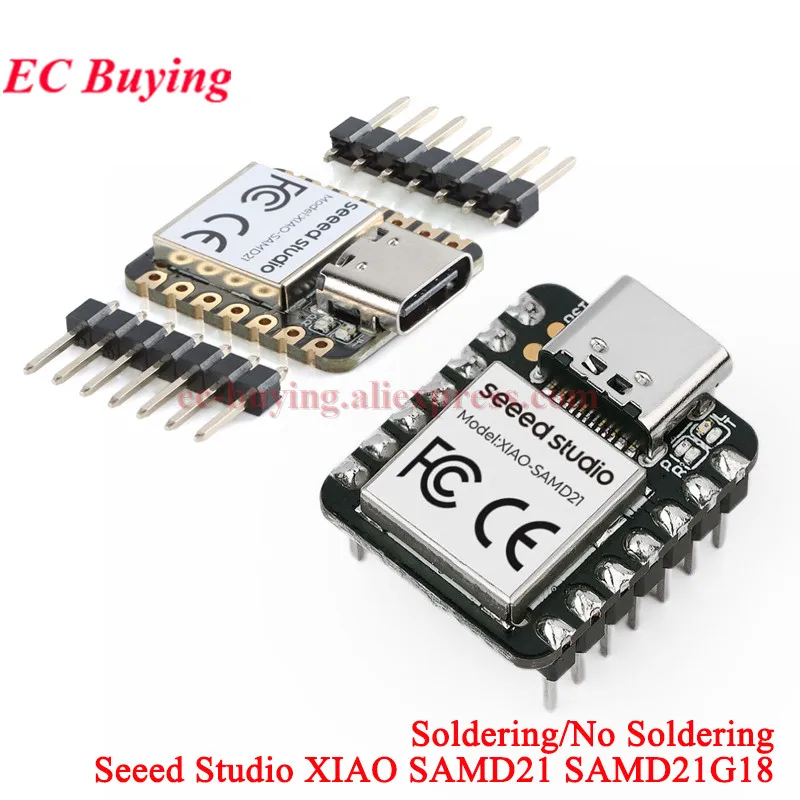 10Pc/1pc Seeeduino XIAO SAMD21G18 SAMD21 Nano Seeed Cortex M0 32 Bit Microcontroller Development Boa