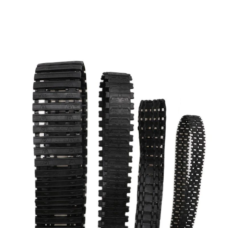 1PCS 36/39/42/57/66cm Closed Rubber Tracks DIY Tank Model Robot Toys Track Tire for RC Crawler Track