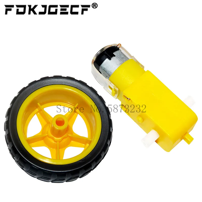 TT Motor Smart Car Robot Gear Motor for arduino Diy Kit Wheels Smart Car Chassis Motor Robot Remote 