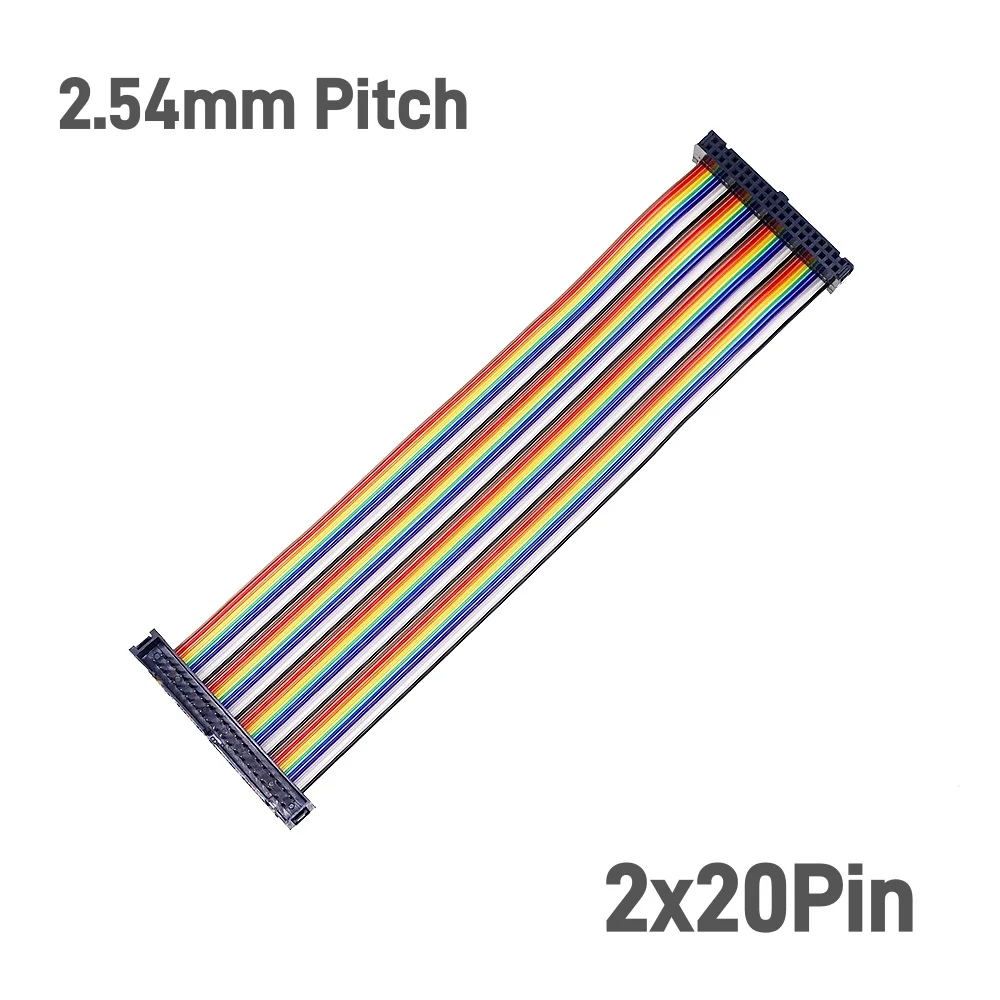 1 Piece 40 Pin GPIO Cable Male To Female For Raspberry Pi 4B/3B+ Orange Pi Jetson Nano RAINBOW Exten