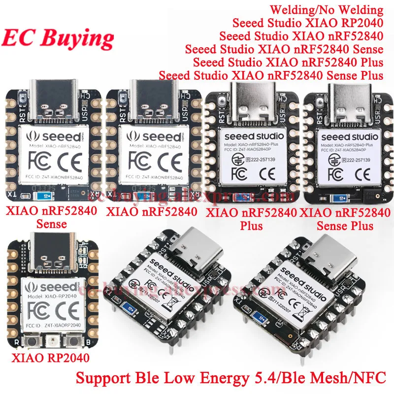 10Pcs/1pc Seeed Studio XIAO BLE nRF52840 SENSE Plus Seeeduino XIAO RP2040 Bluetooth-co Module For Ar