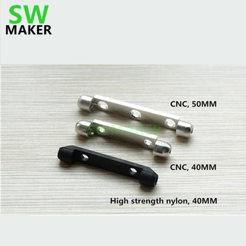 3D Printer Reprap Delta Kossel fisheye effector connector 40mm/50mm Nylon/CNC fittings triangle mode
