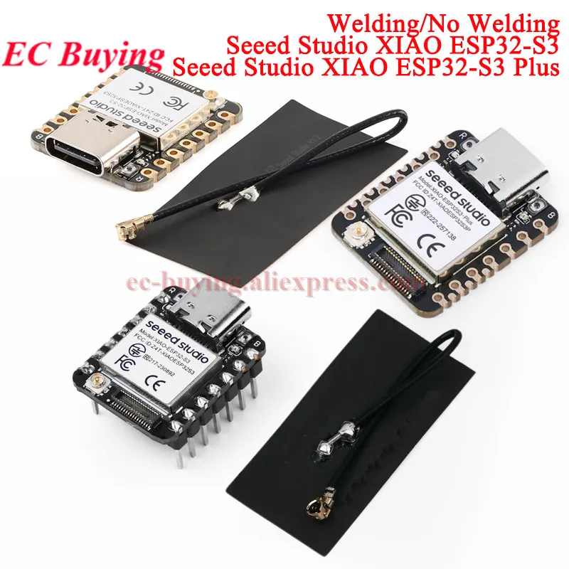 10pcs/1pc Seeeduino ESP32S3 Sense Seeed Studio XIAO ESP32-S3 Plus 2.4G Development Board Camera WiFi